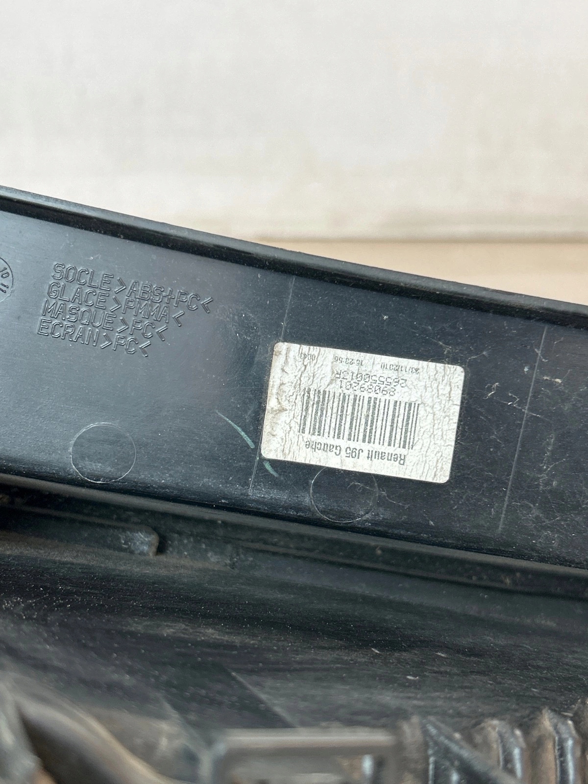 light rear part rear left Renault Scenic III