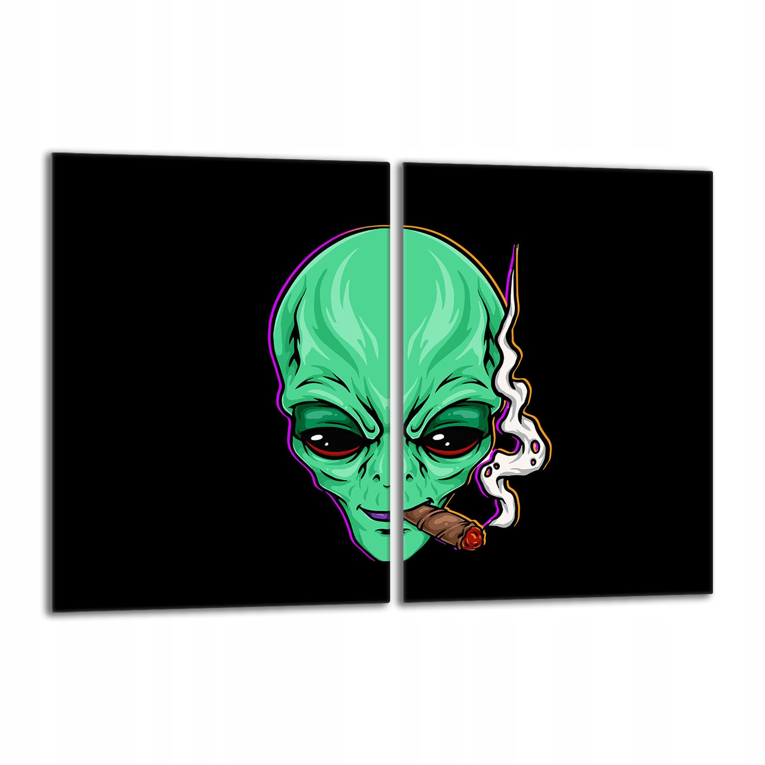 Skleněná ochranná deska na sporák 2x40x52 Ufo Do Kuchyně