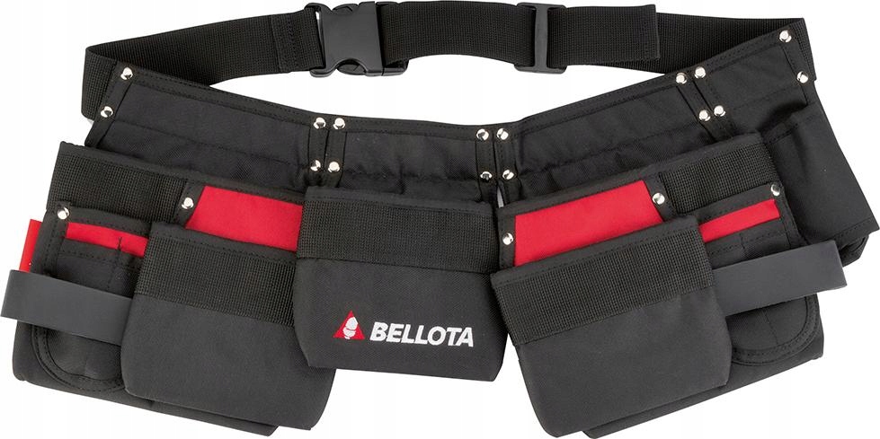 Tkaný pás na nářadí, 7 kapes, poutko na kladivo, velmi pevný Bellota