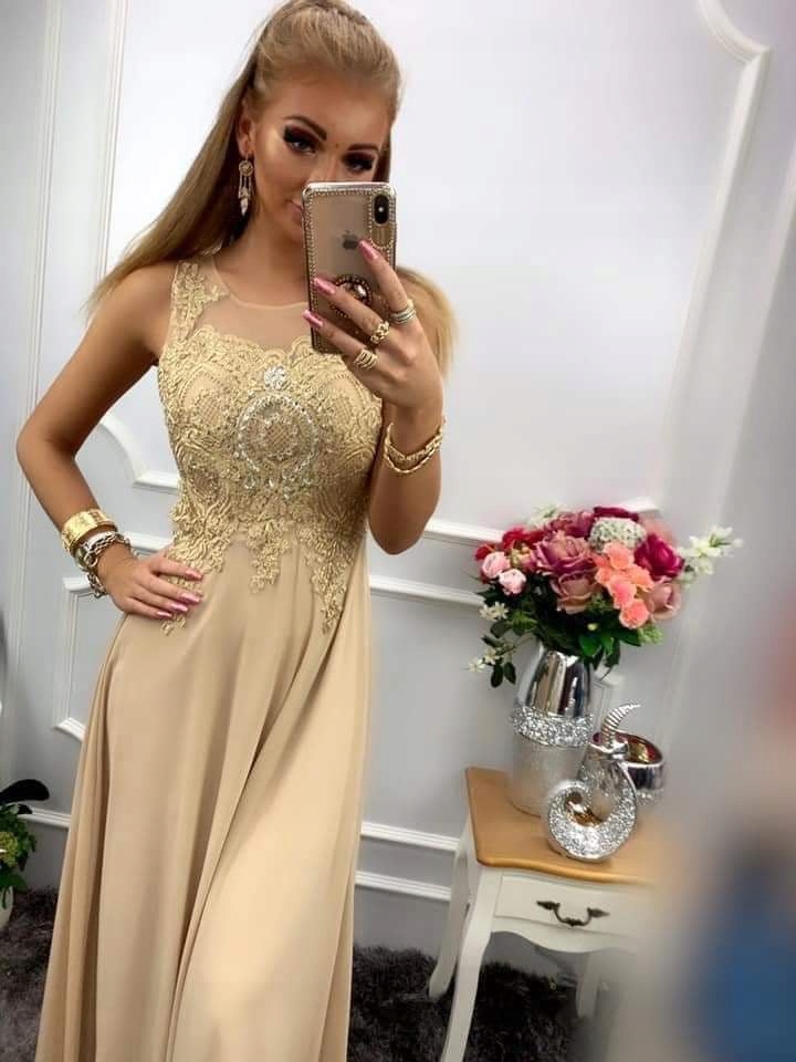 Šaty Béžová Pretty Women vel 36