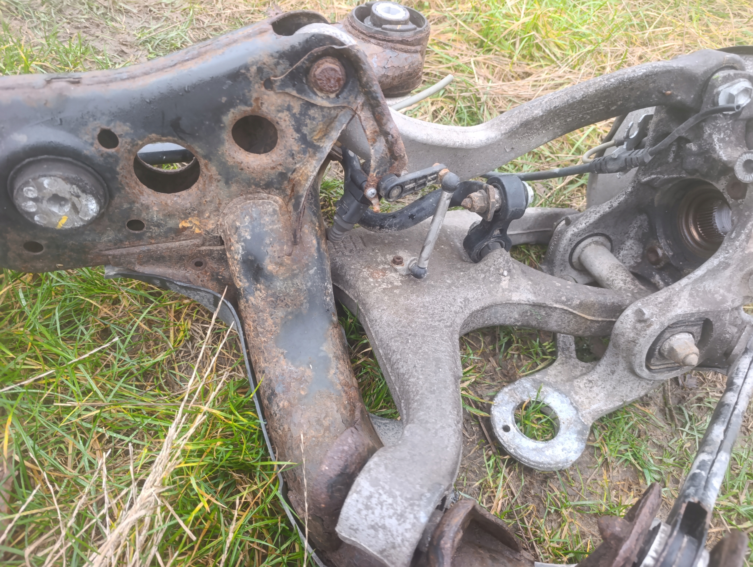 sususpension sider rear part Audi A4 B8 quattro 1.8 TFSI complete