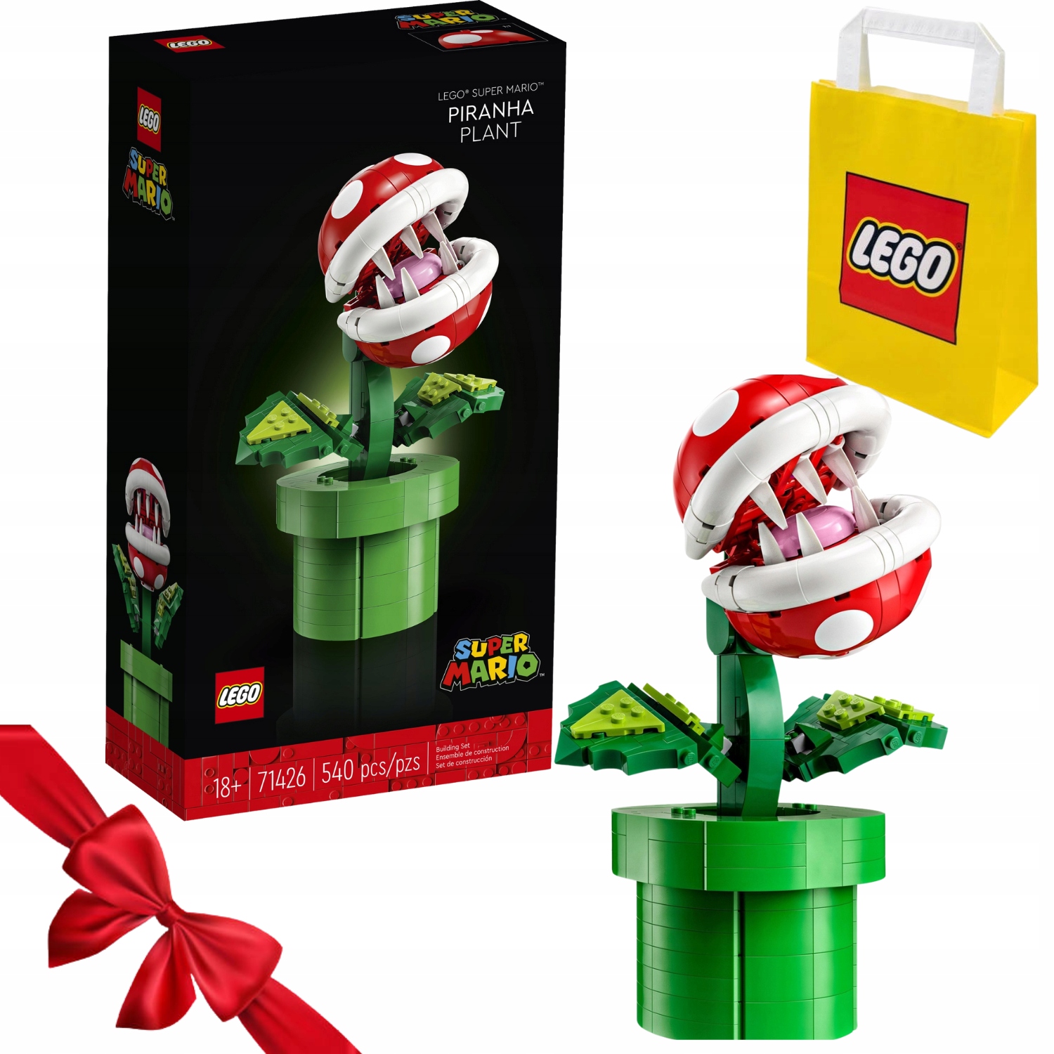 Zestaw Klocków Lego Mario 71426 Kwiat Piranii Top