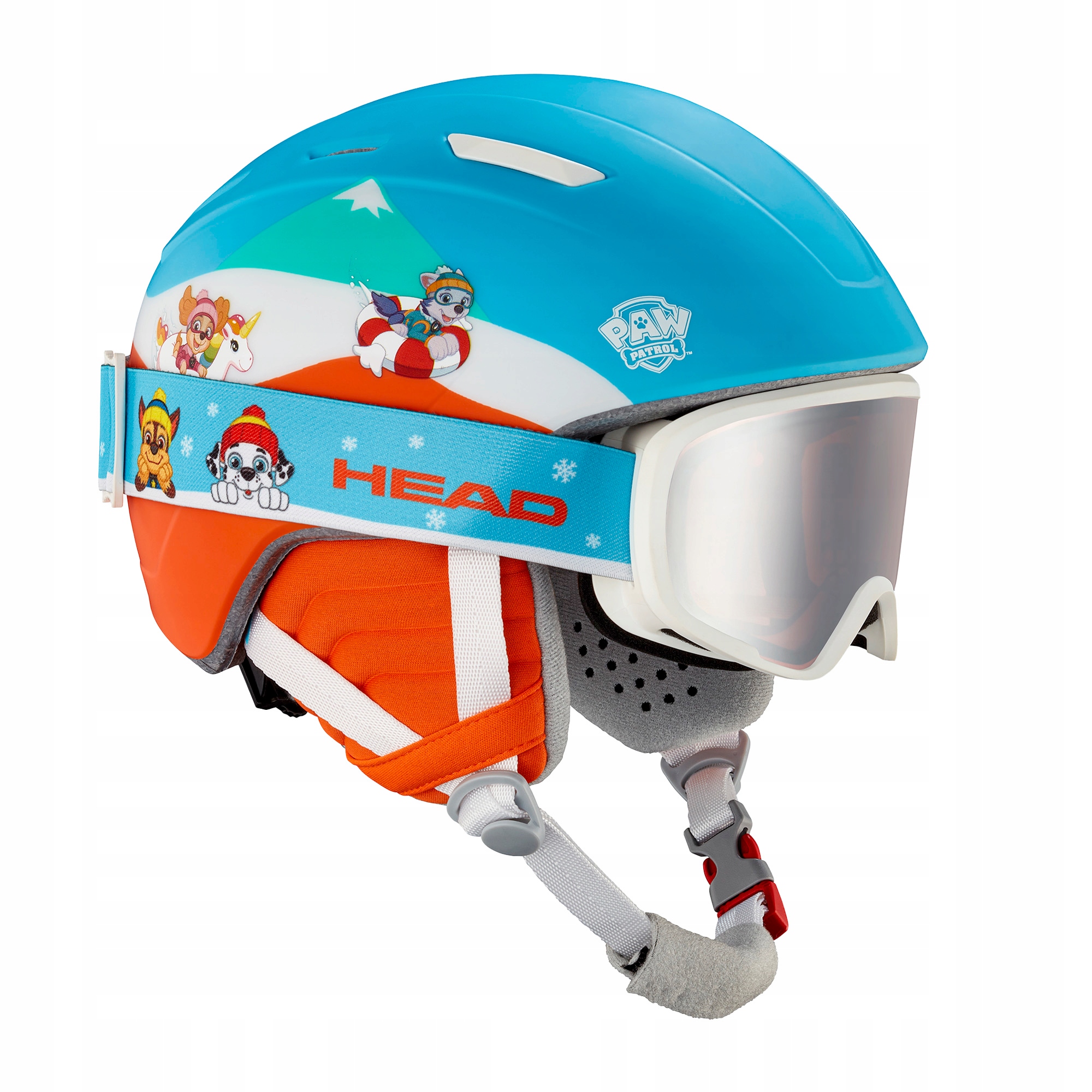 Kask Narciarski Dziecięcy Head Mojo Set Paw Gogle blue Xs/s 52-56 cm