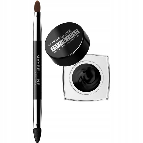 Maybelline Tattoo Liner Eyeliner v gelu 2v1 č. 950 Blackest Black 26 g