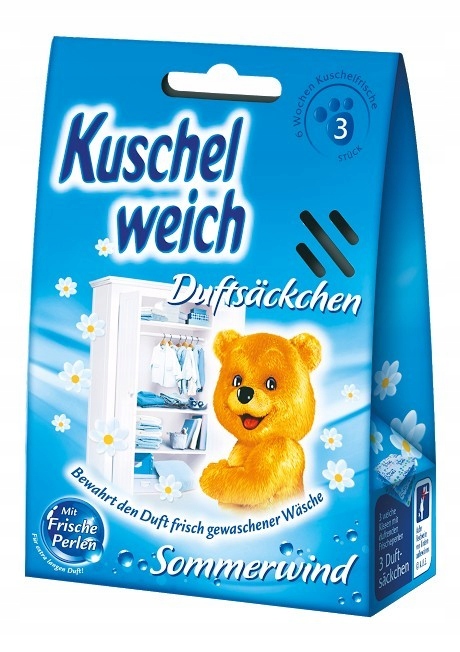 

Kuschelweich Sommerwind, Saszetki zapachowe, 3szt
