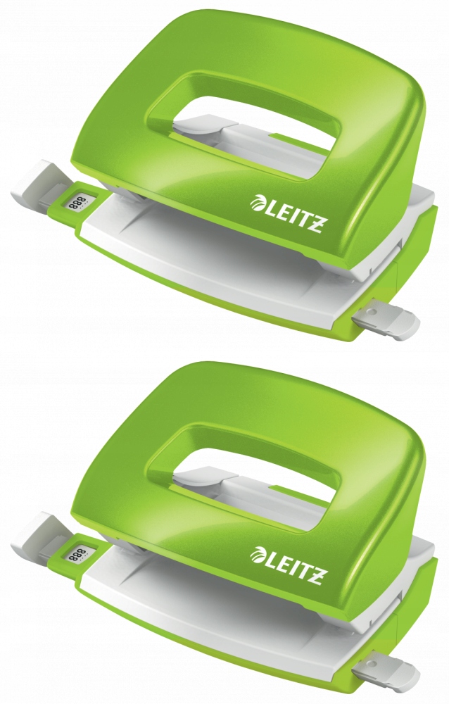 Dziurkacz mini Leitz NeXXt Wow zielony x2