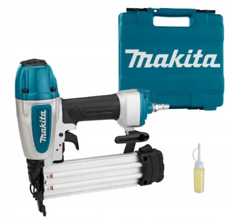 Makita Gwoździarka Pneumatyczna AF506 Walizka Olej