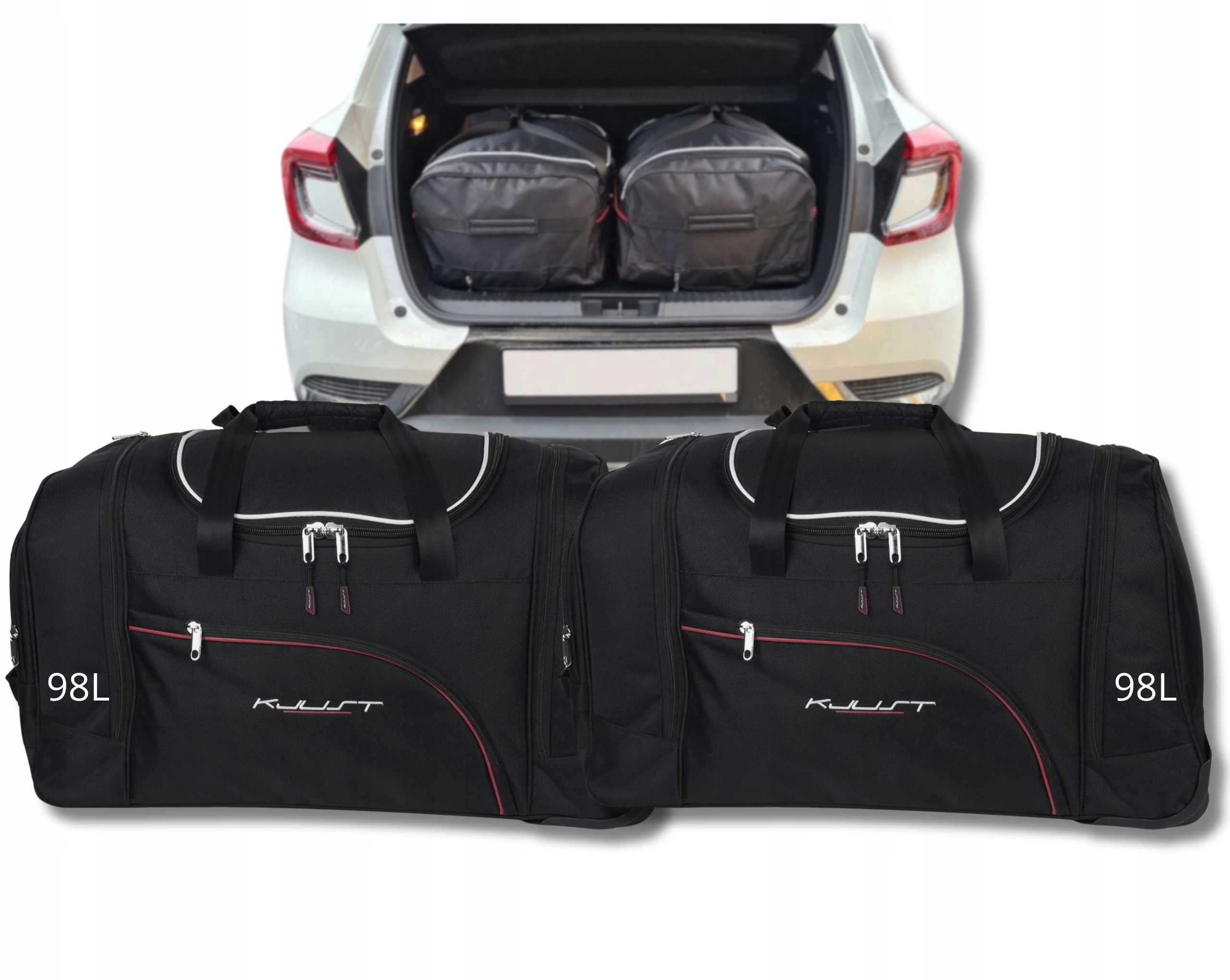 Sada tašiek Komplet Kjust do batožinového priestoru Renault Captur Phev 2020+ 2 ks