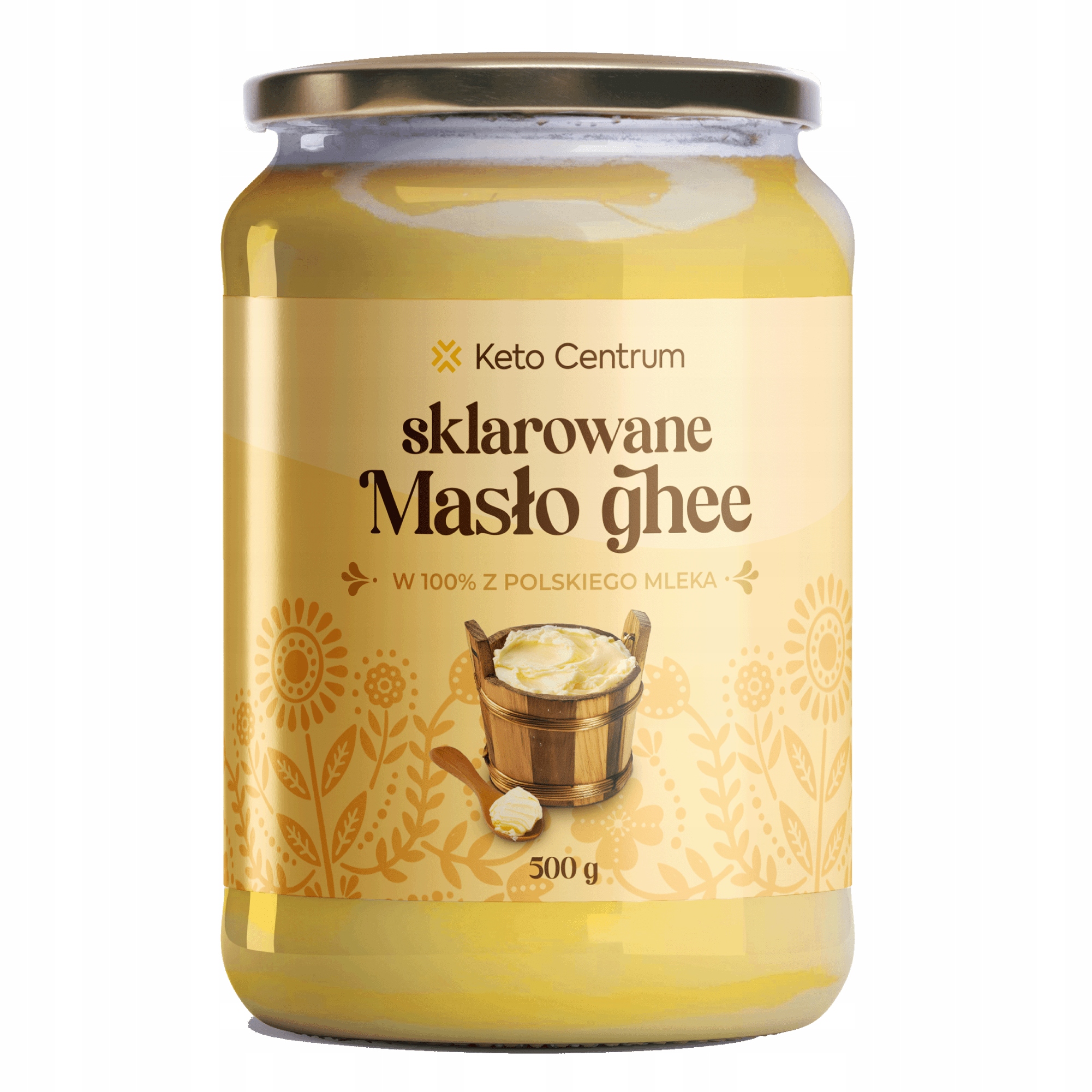 Přepuštěné máslo Ghee 500 g Keto Centrum