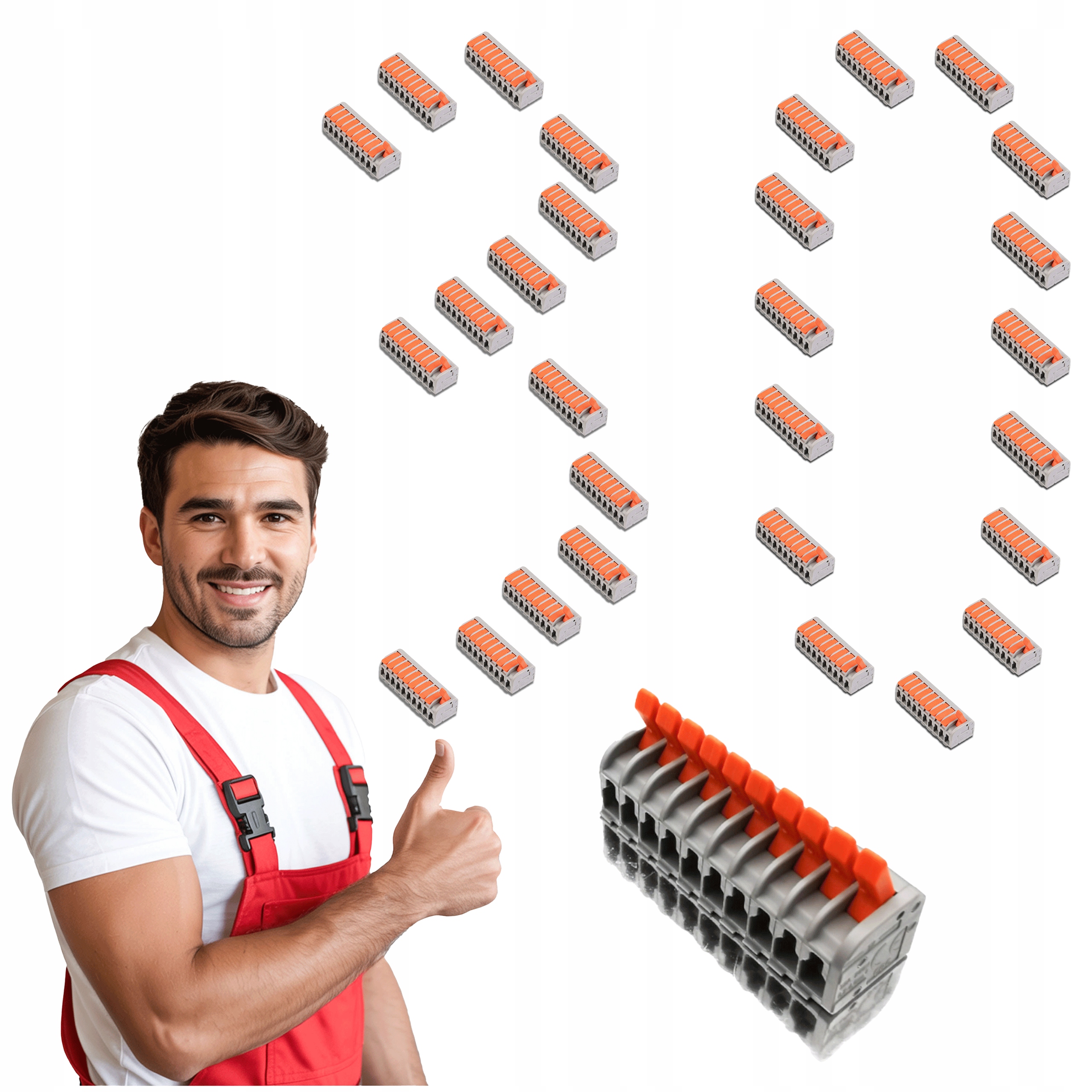 Rychlospojka Kabelová Safe 30ks Rychlospojka 10X Svorka Kostka Drát Lanko