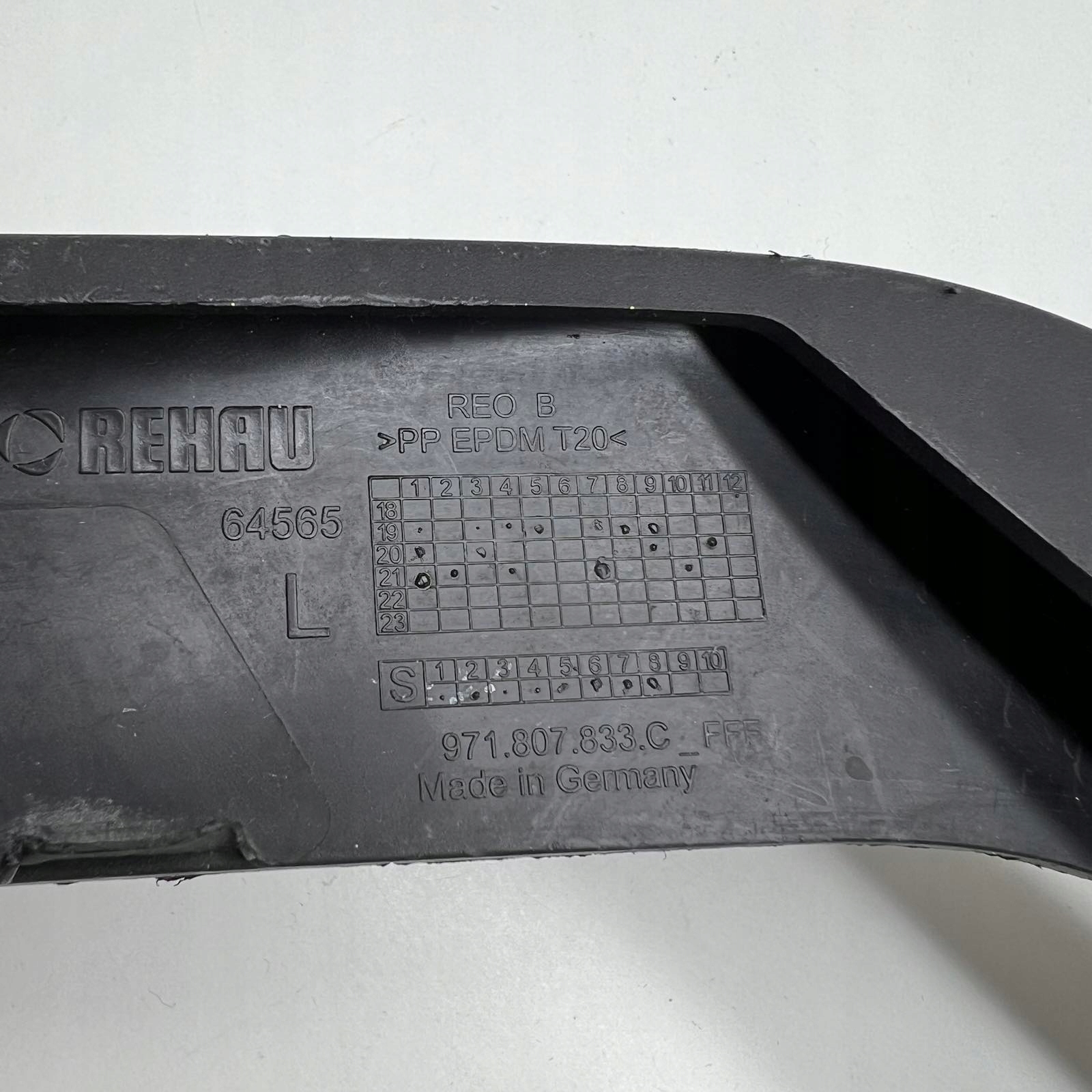 Porsche Panamera 971 2016-> grille grid frame left front 971807833C