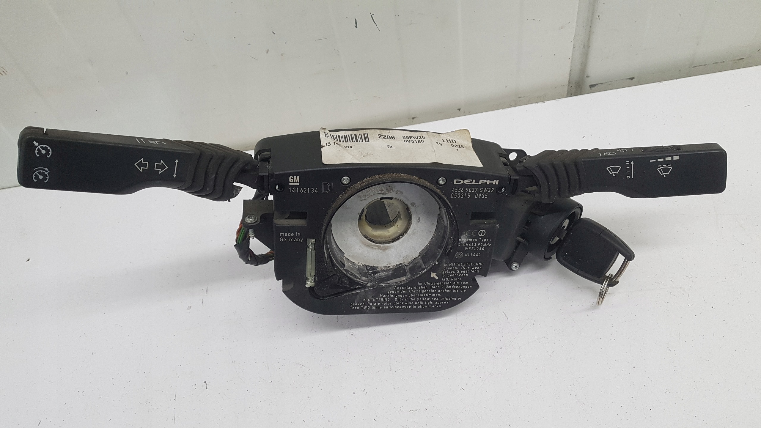 DEVIO LUCI TERGICRISTALLO TERGI OPEL SIGNUM 45369037SW32