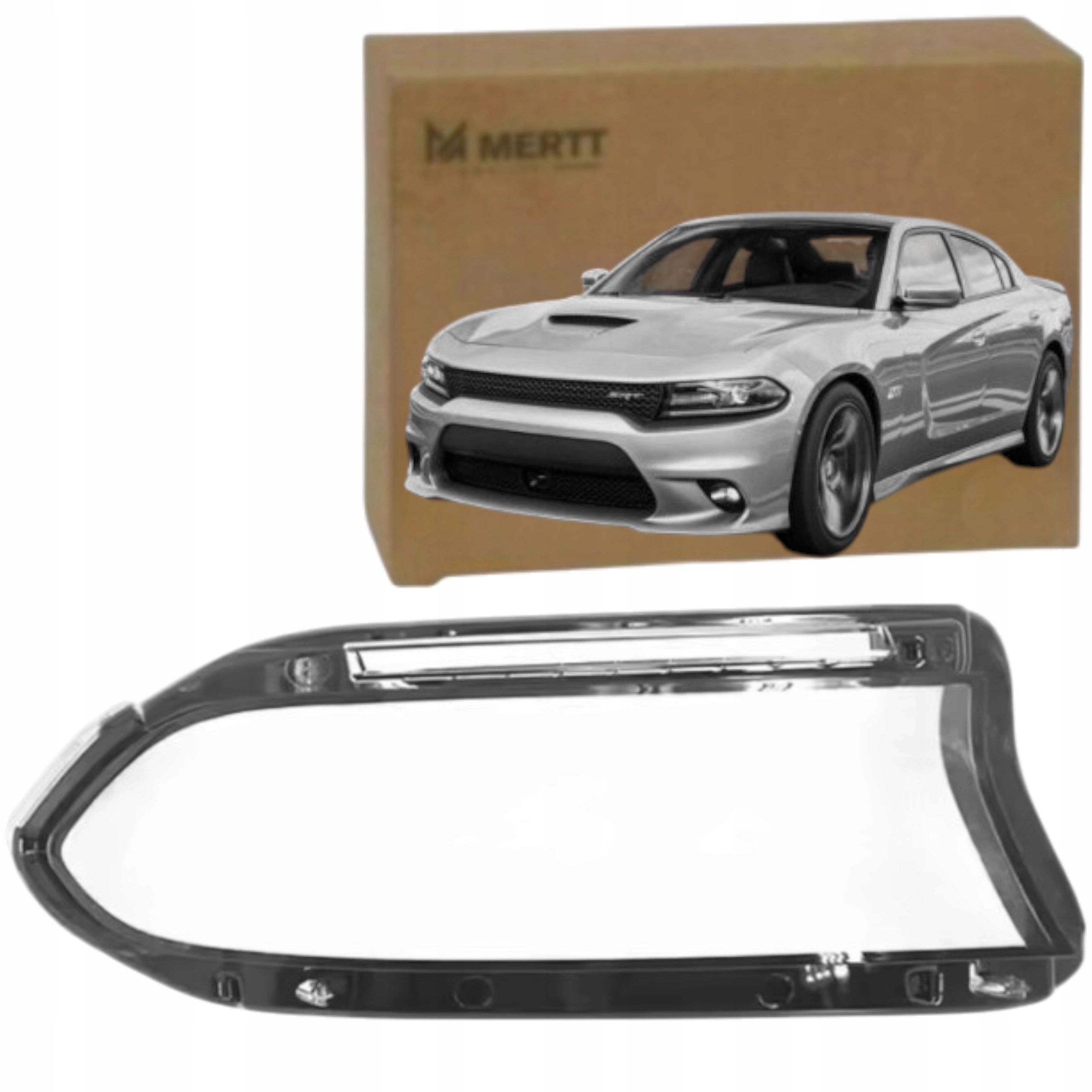 Sklo Předního Světlometu Pravé Dodge Charger VII 2015-2020