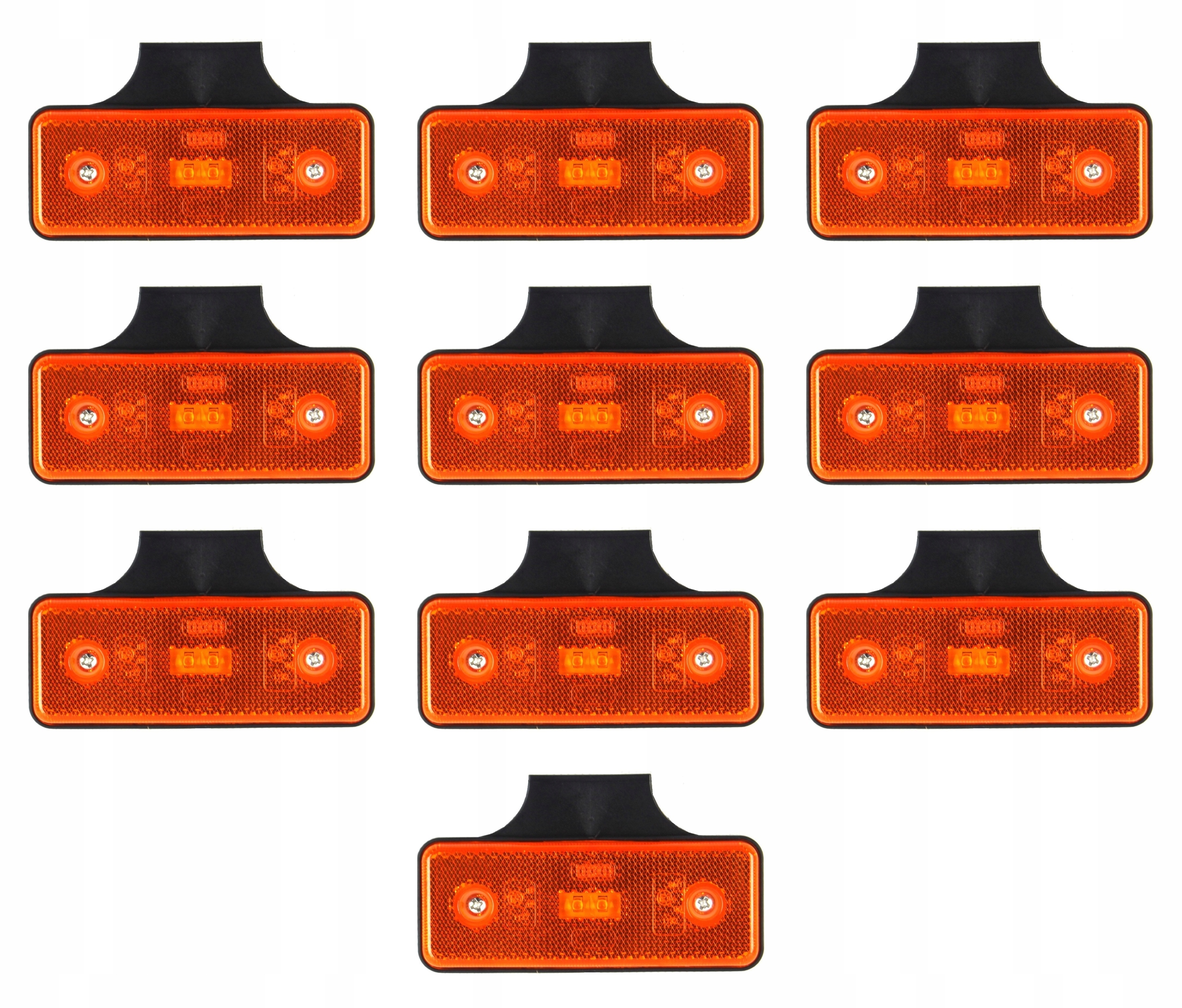 OBRYSÓWKA DIODOWA LED LAMPA OBRYSOWA POMARAŃCZOWA