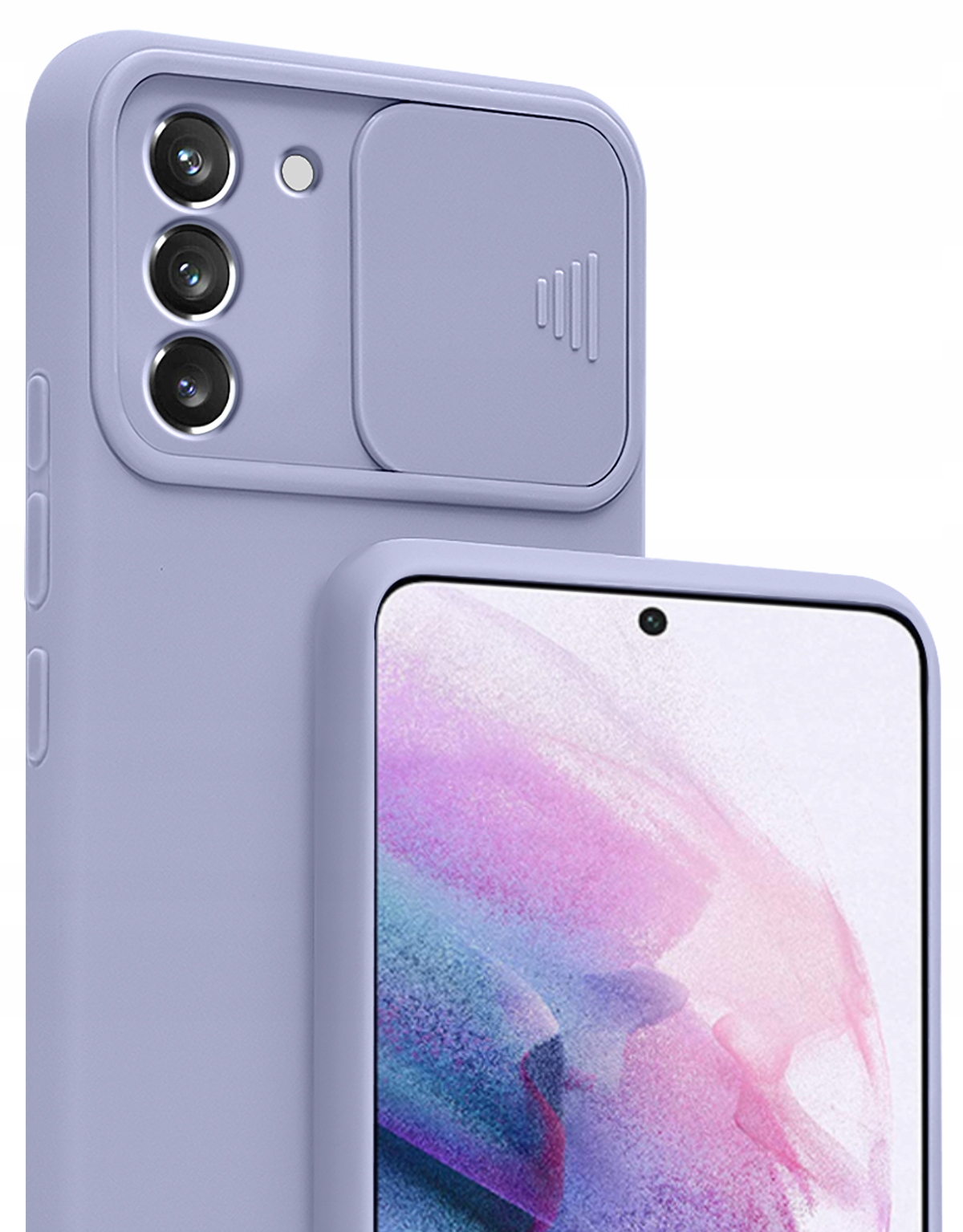 

Etui Silicone CamShield Szkło do Samsung S21 Fe