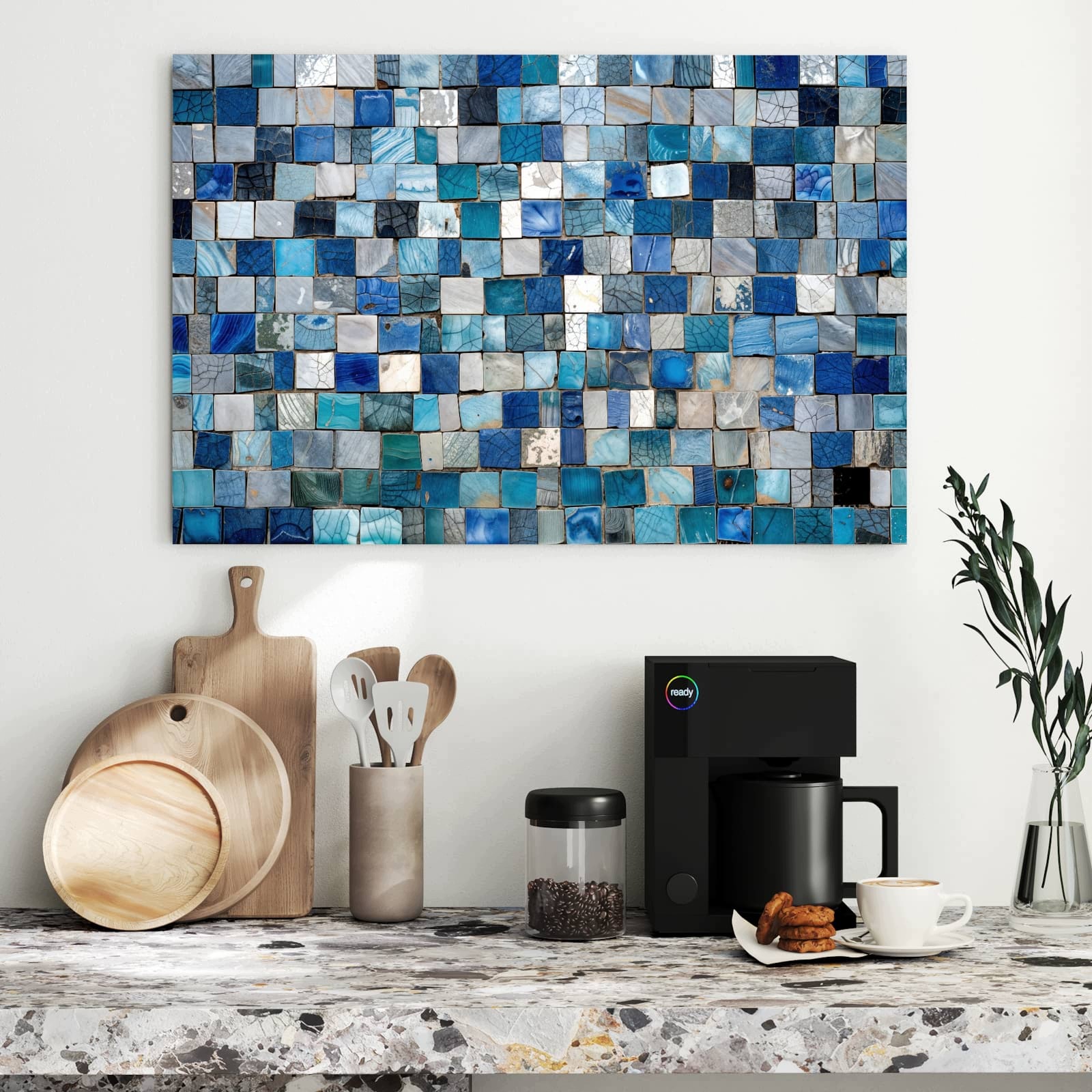 Magnetická tabule Vzor mozaiki 90 × 60 cm