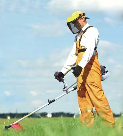 MASKA OCHRONNA OSŁONA PCV DO KOSA PIŁA SPALINOWA Marka Mar-pol