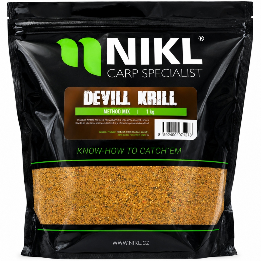 Method Mix Devill Krill 1 Kg Wędkarska Karpiowa Karel Nikl