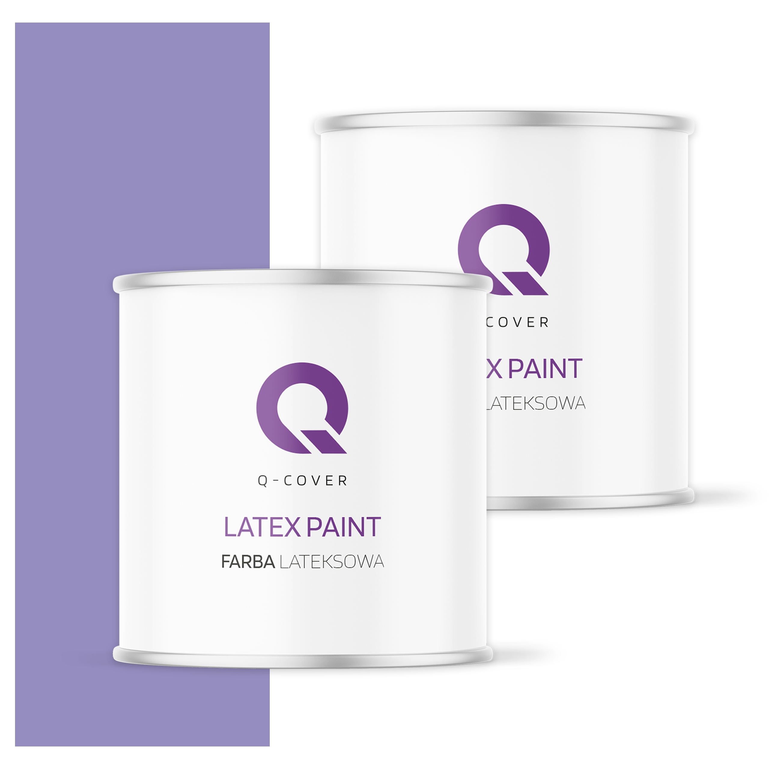 Barva vnitřní stropní barva 2L Hluboká matná barva Levandulová H2629