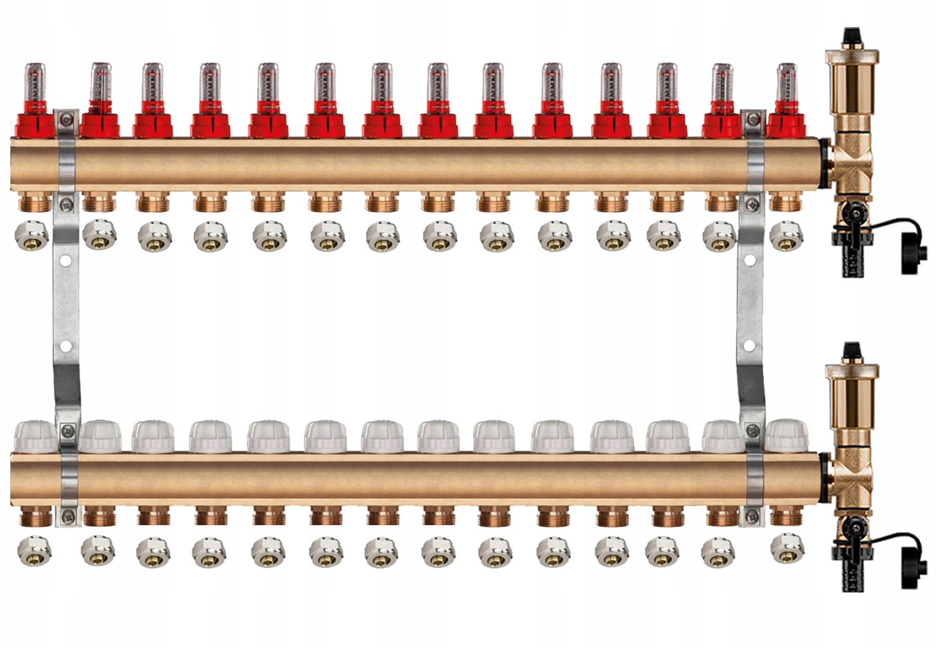 Rozdělovač Podlahového Vytápění 14 Pexové Spojky