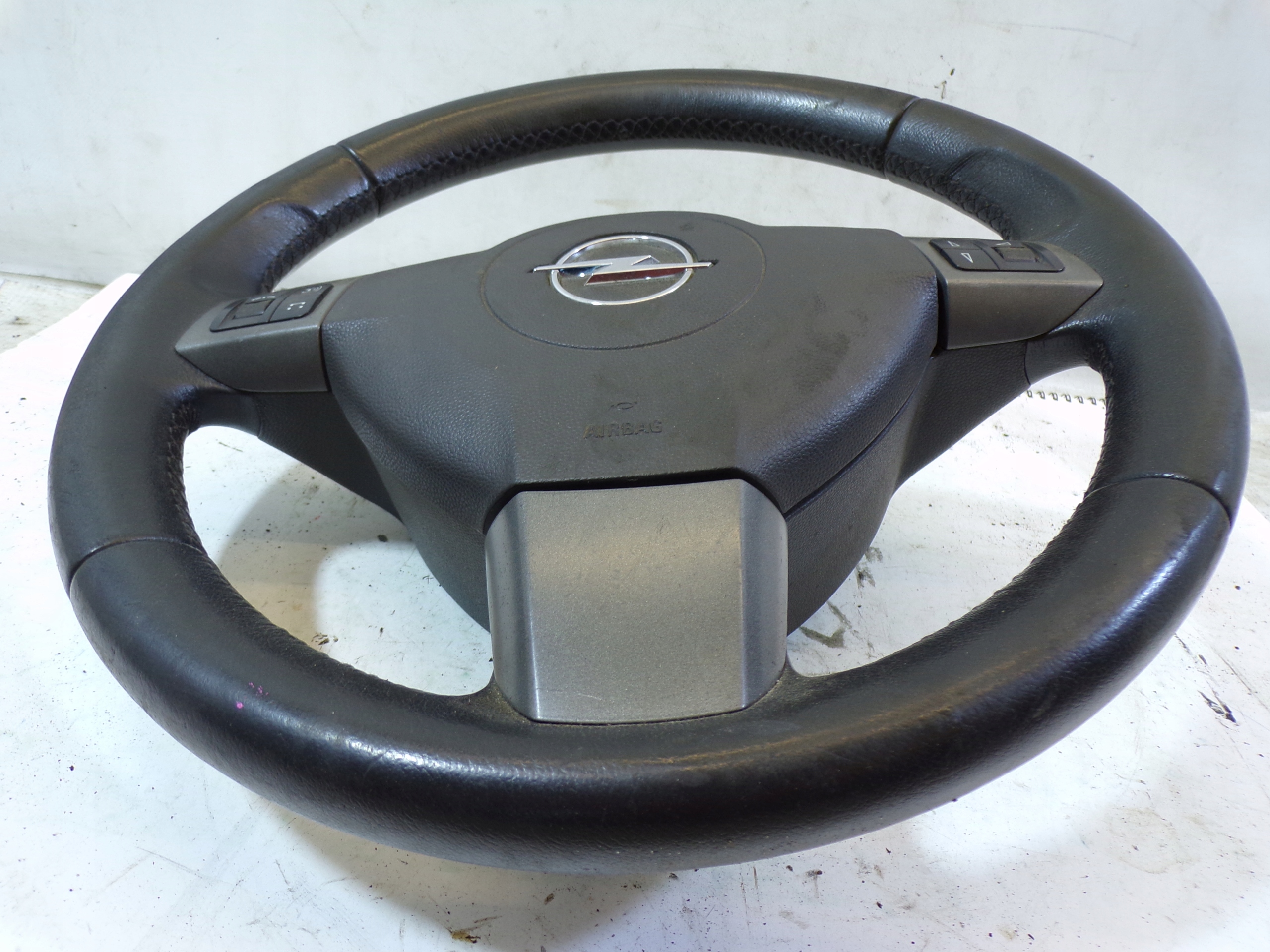 lenkrad Z Airbag OPEL ASTRA H Leder MULTIFUNKCJA