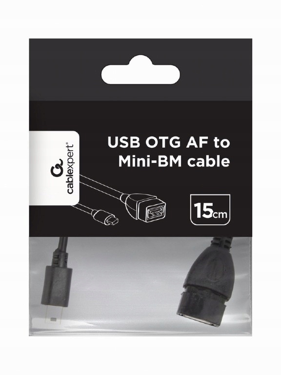 Kabel Adapter OTG Host Mini USB 2.0 - USB żeński