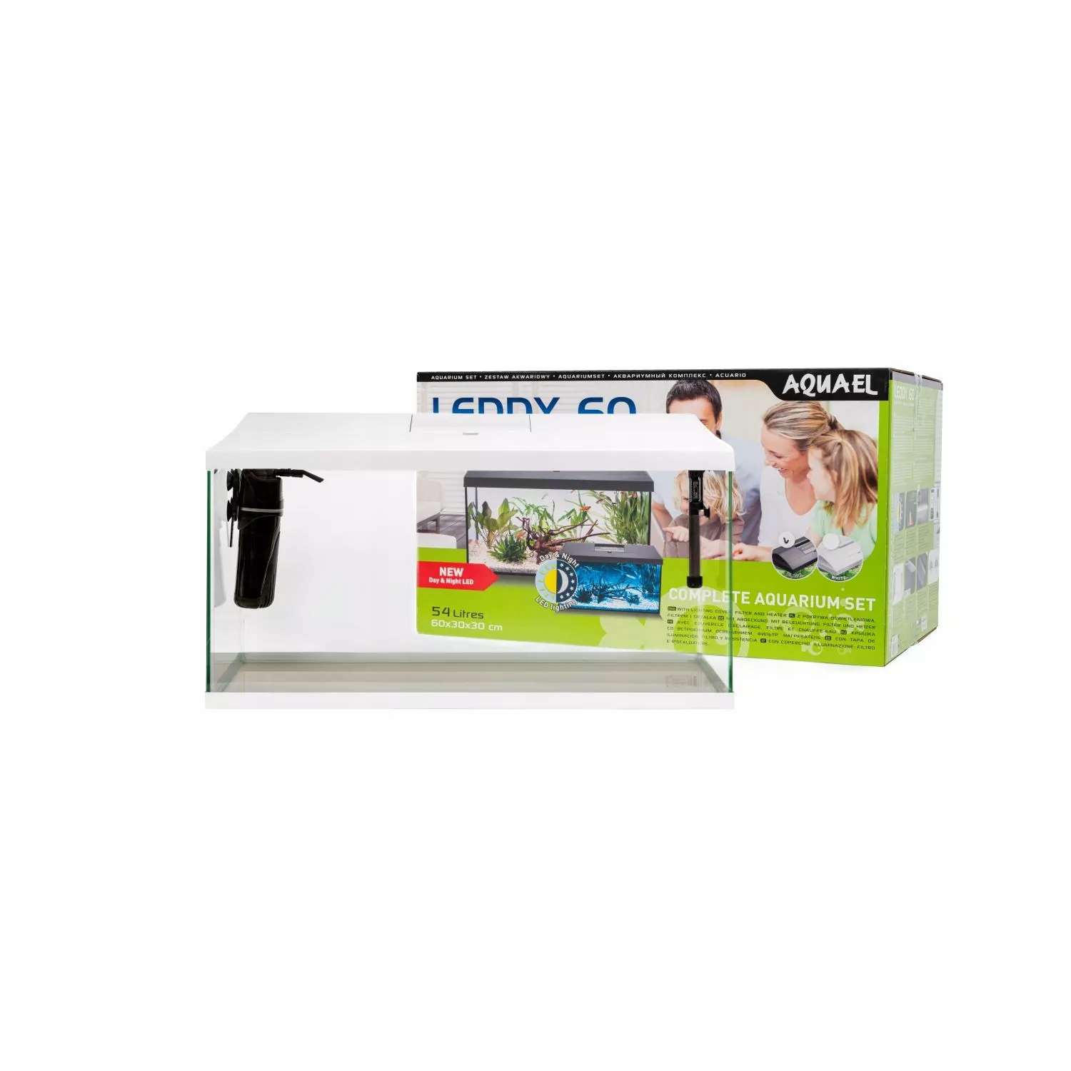 Aquael Zestaw Leddy Plus 60 D&n Biały 2.0