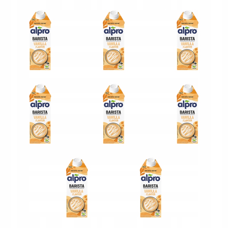 Alpro Owsiano-Sojowe Barista Wanilia 750ml X8
