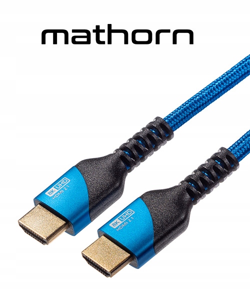 Kabel Mathorn MVC-80AA HDMI - HDMI 2.1 8K 60Hz 48Gbps 80cm Model MVC-80AA