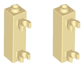

Lego 60583b klocek 1x1x3 Klipsy 2X Piaskowy 2szt