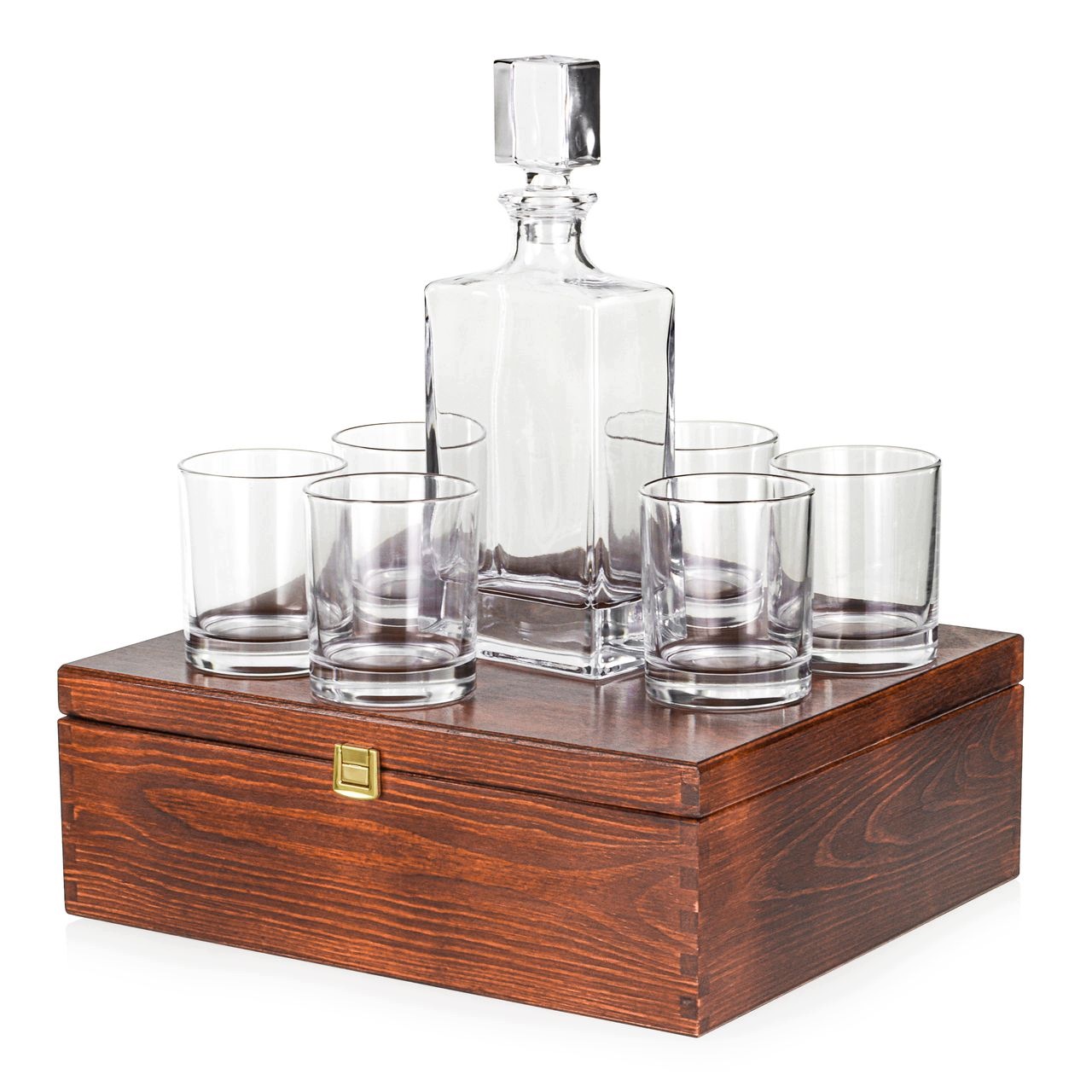 Sada na whisky 6+1 Nova karafa poháre v krabici s Gravírovaním