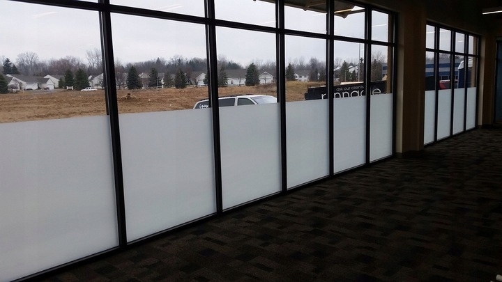 FOLIA DO SZYB MLECZNA MATOWA MAT OKIENNA 50x122cm Transparentność mleczna