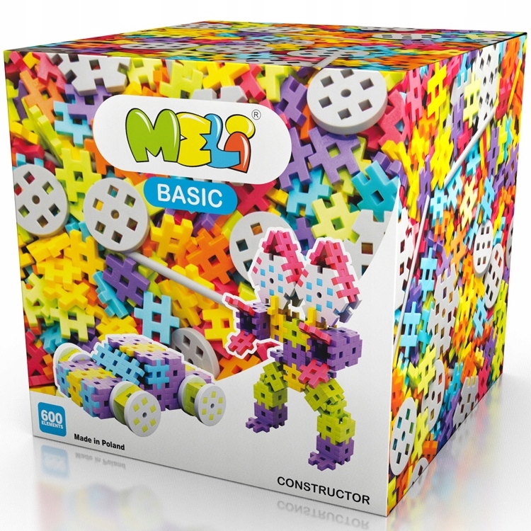 

Klocki Wafle Meli Basic Constructor 600