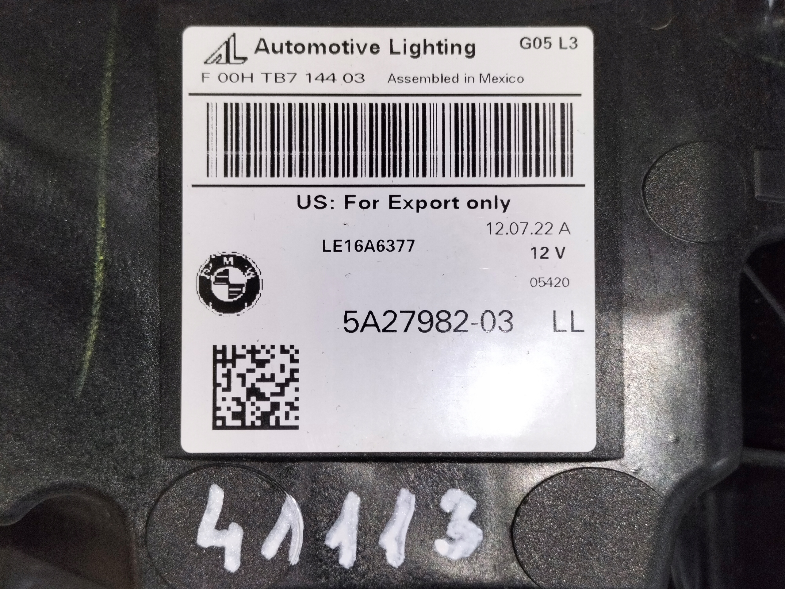light front reflektor right BMW X5 G05 X6 G06 18- FULL LED