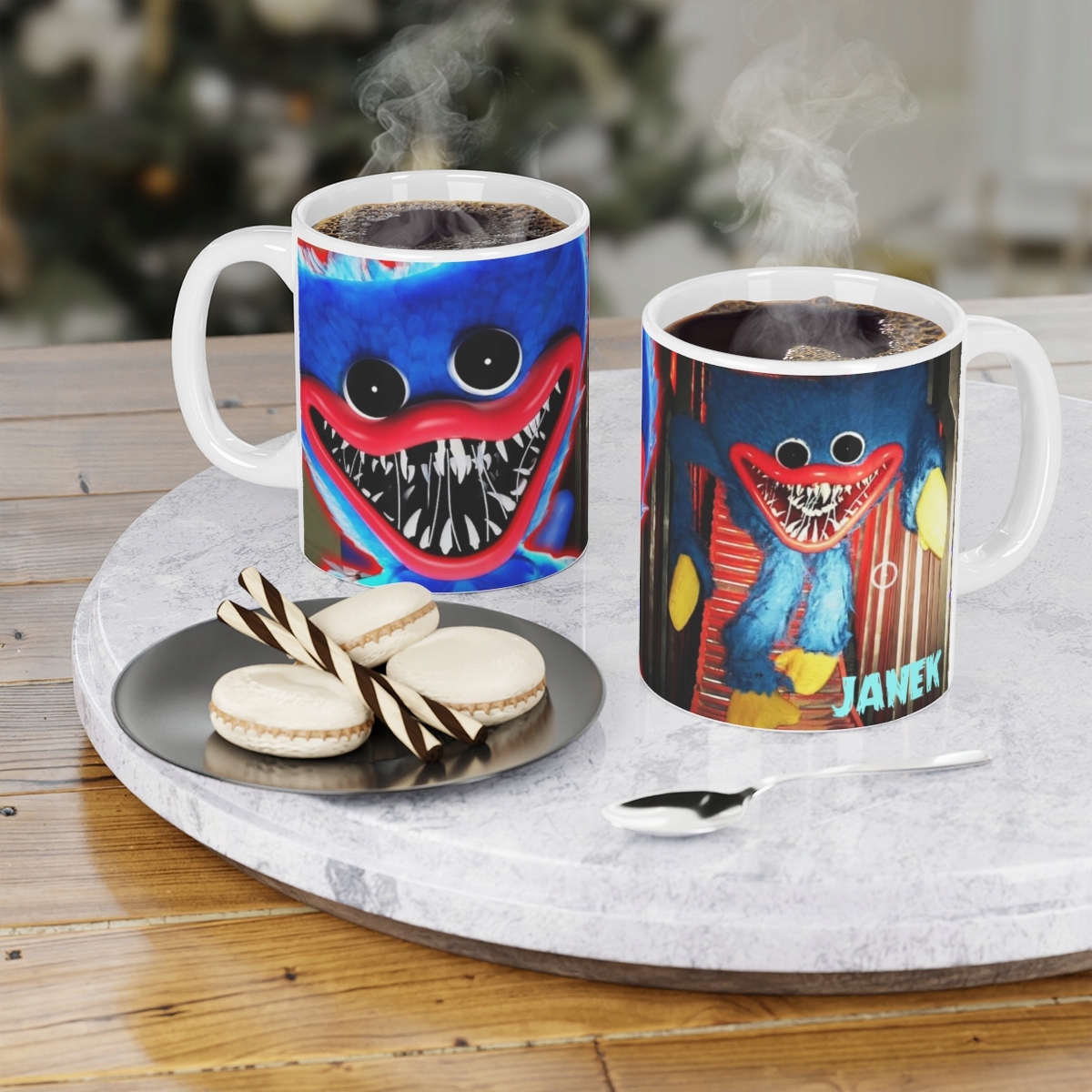 Kubek + IMIĘ napis HUGGY WUGGY Poppy Playtime EAN (GTIN) 7891155009047