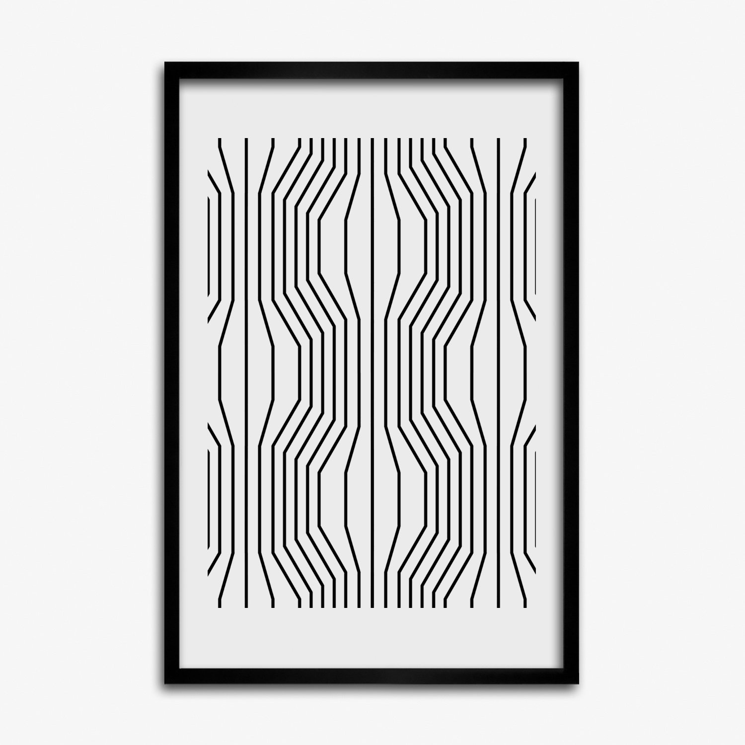 Fotoobraz s grafikou Geometrické linie 40x60 cm