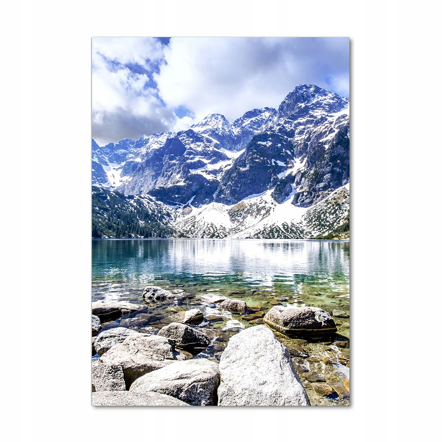 

Foto obraz akrylowy Morskie oko Tatry 70x100 cm