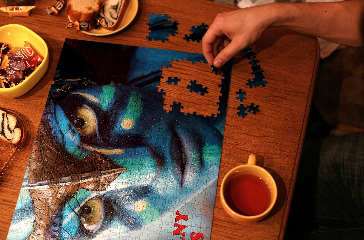 Puzzle AVATAR 2 z TWOIM NAPISEM A3/192EL Marka Pozostałe