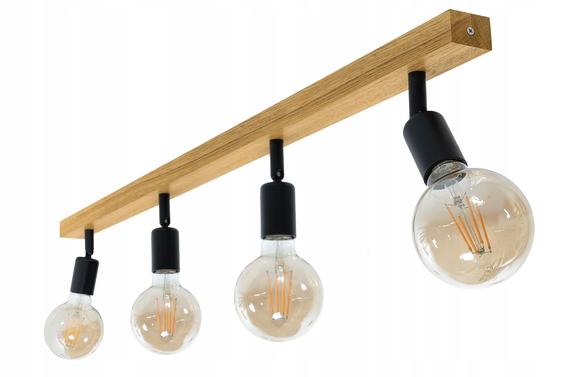 Spotová stropná Led lampa Dubová 90 cm E27, pohyblivá nástenná lampa