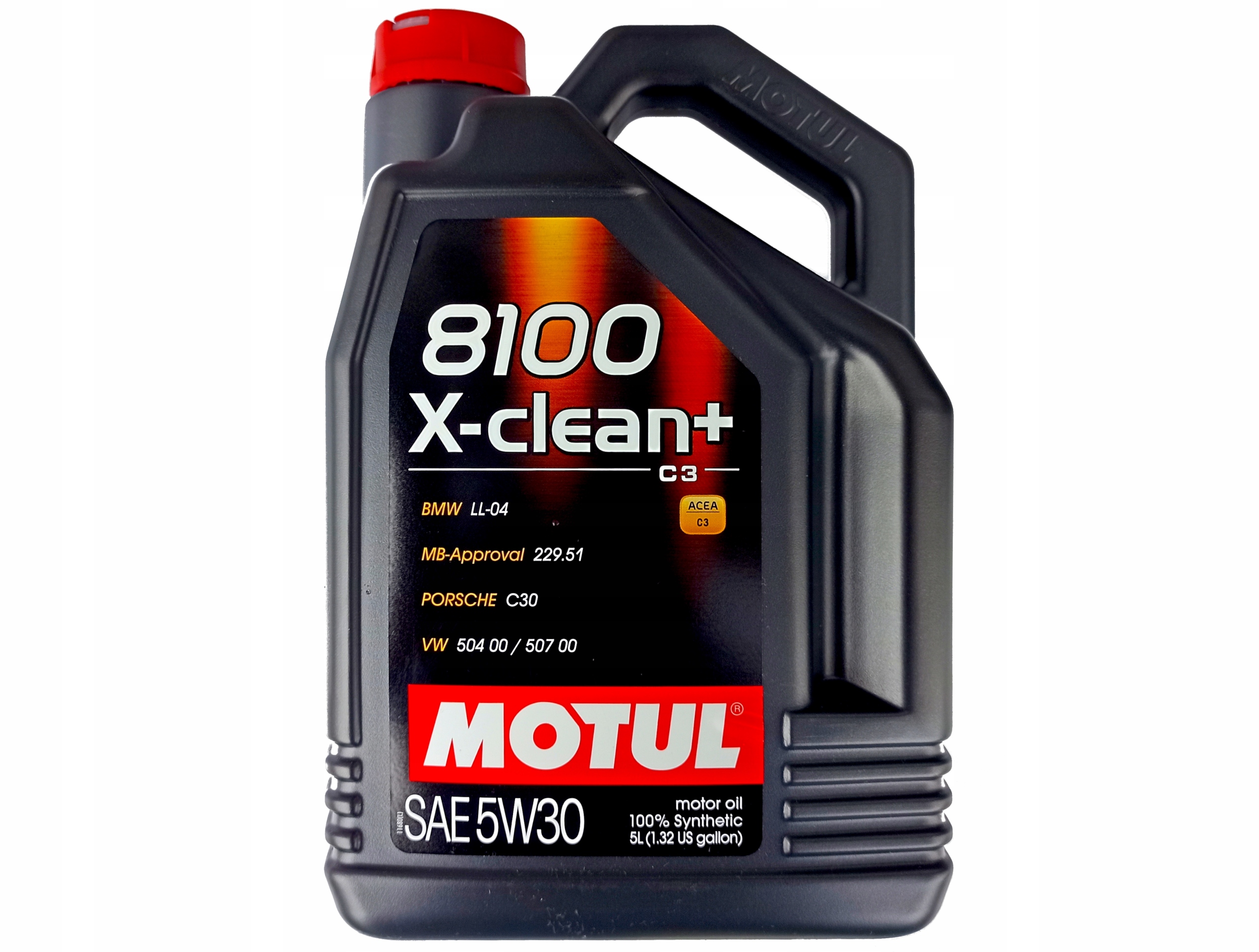 Olej silnikowy Motul 8100 X-clean+ 5L 5W-30 Zawieszka