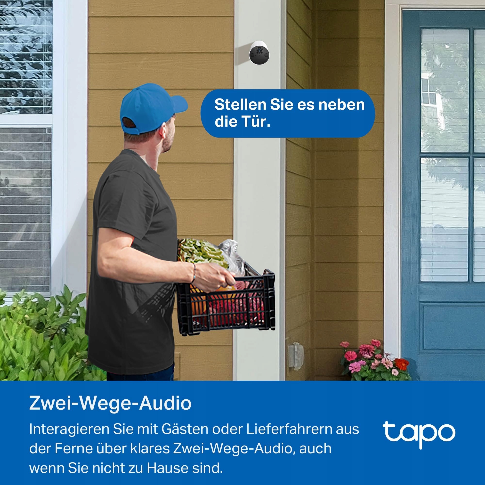 TAPO C410 Kamera Zewnętrzna 2K 2 Pack Akumulator Detekcja Osób — miniatura 7