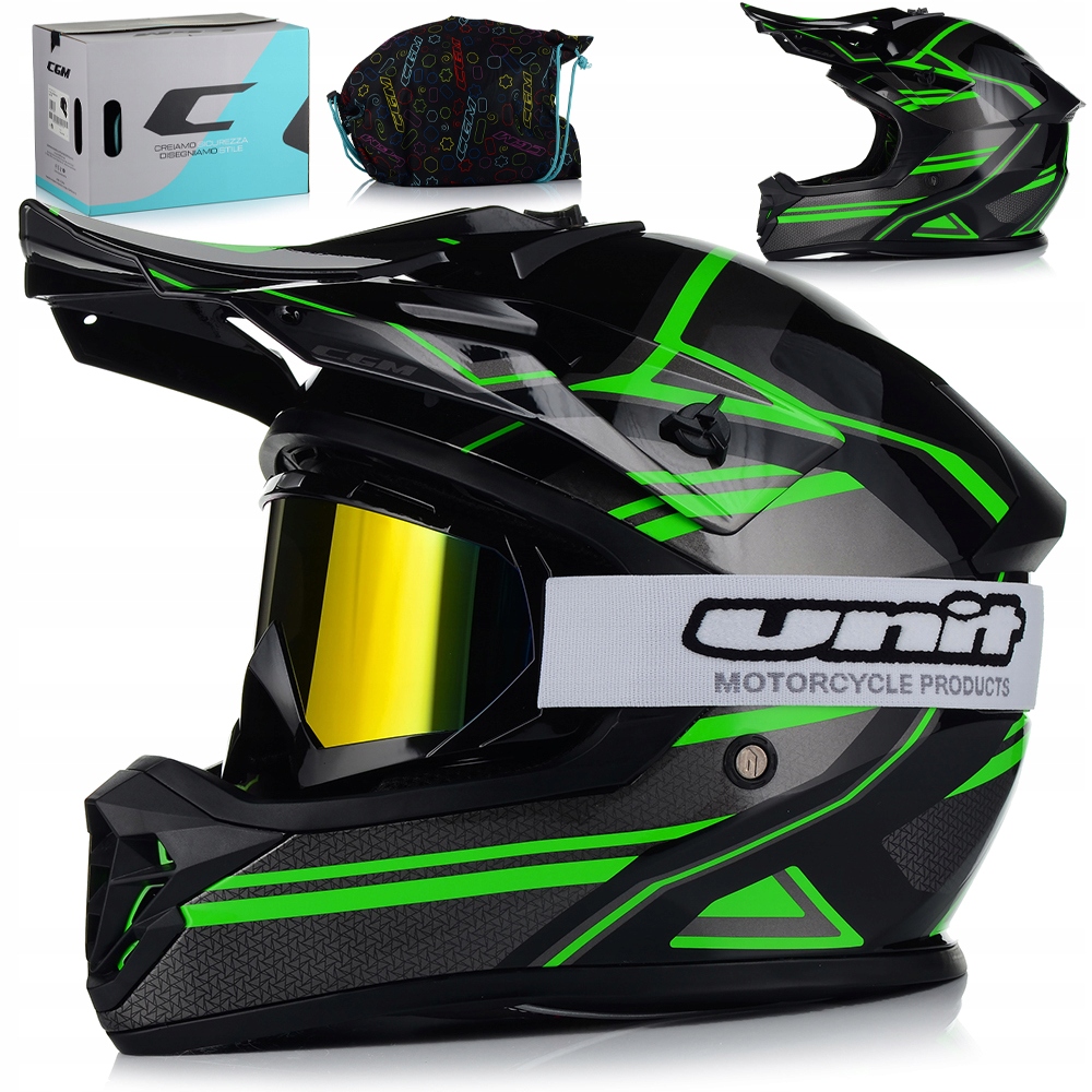 Motocyklová Prilba Cgm 267G Dirt Junior Cross Štvorkolka Atv Pre Deti Malý Ľahký
