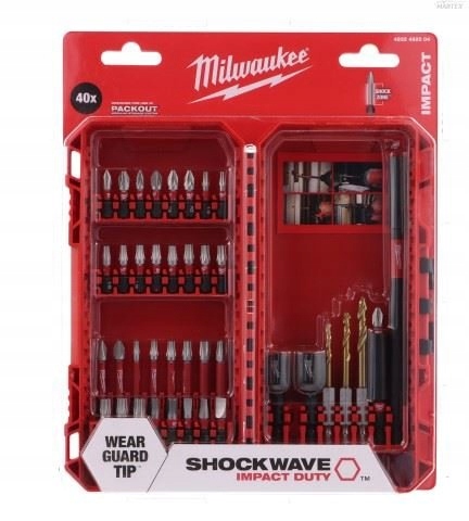 Milwaukee 4932492004 Zestaw bitów udarowych i wierteł 40 szt. Pz Ph Tx Sl