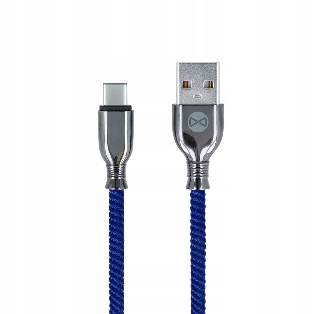 Forever kabel Tornado Usb Usb- C 1,0 m 3A granatowy Forever