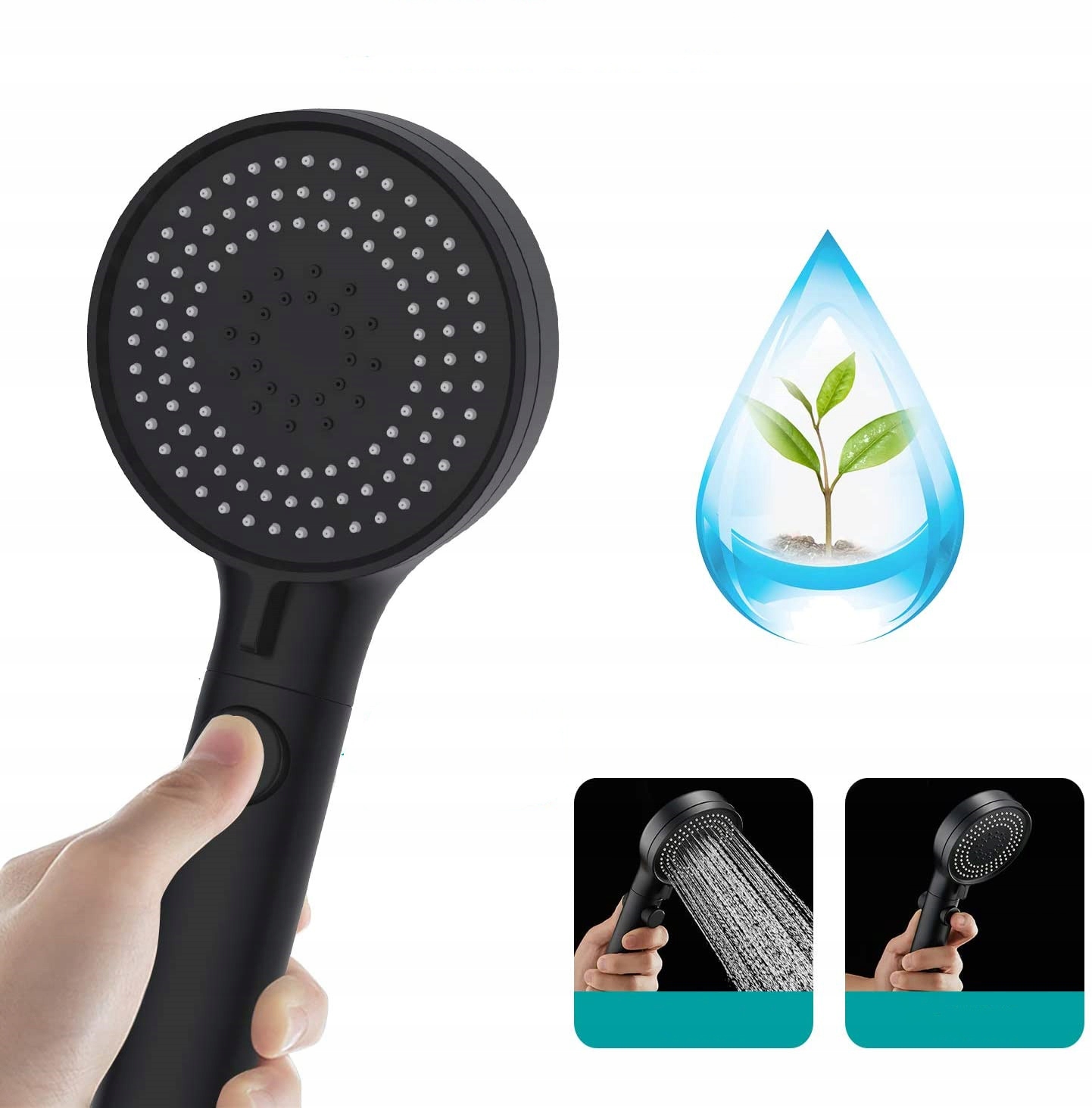 GŁOWICA PRYSZNICOWA Z WŁĄCZNIKIEM W ŁAZIENCE Marka bez marki