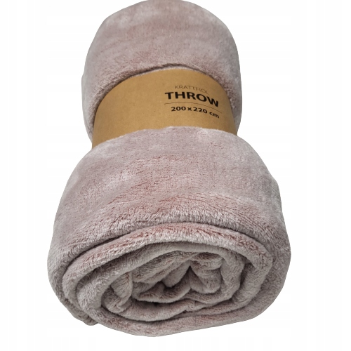 Koc KRAF polar CIEPŁY 200x220 cm różowy Kod producenta 4534518