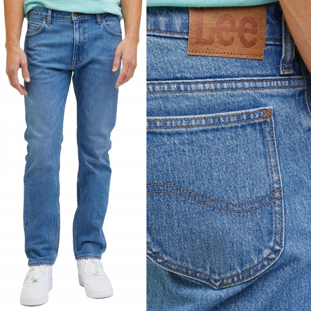 Lee Rider slim Into The Blue lehce přiléhavé džínové kalhoty W33 L34