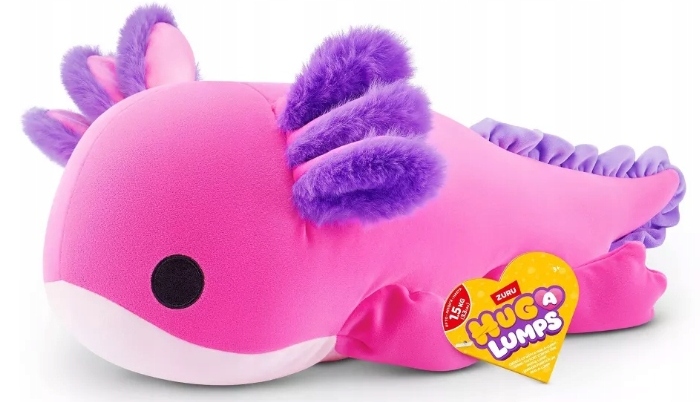 PLuszak, zabawka obciążeniowa, aksolotl Ally axolotl 1,5 kg Hug-A-Lumps