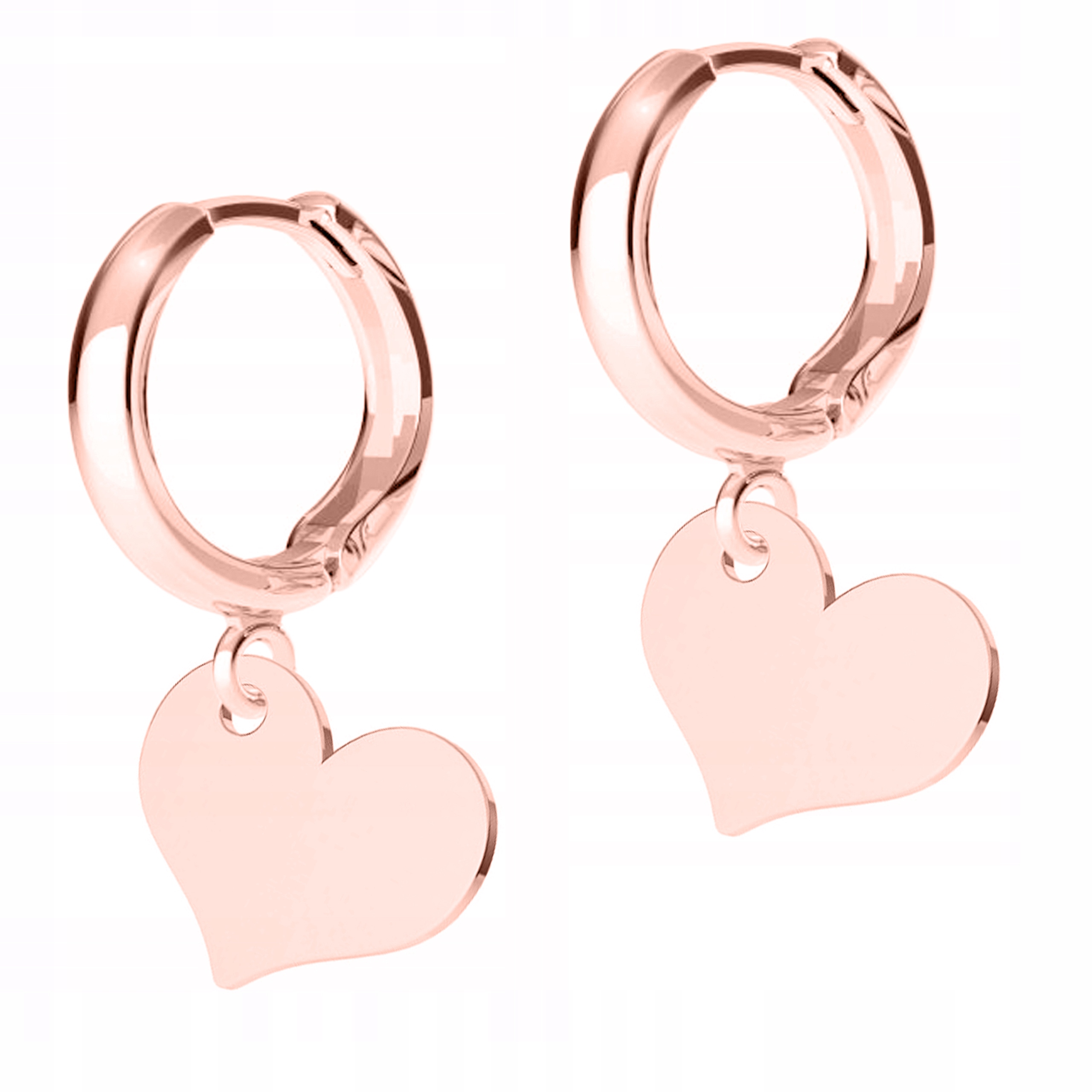 Náušnice Pozlacené Srdíčka Malá Srdíčka Srdce Láska Stříbro 925