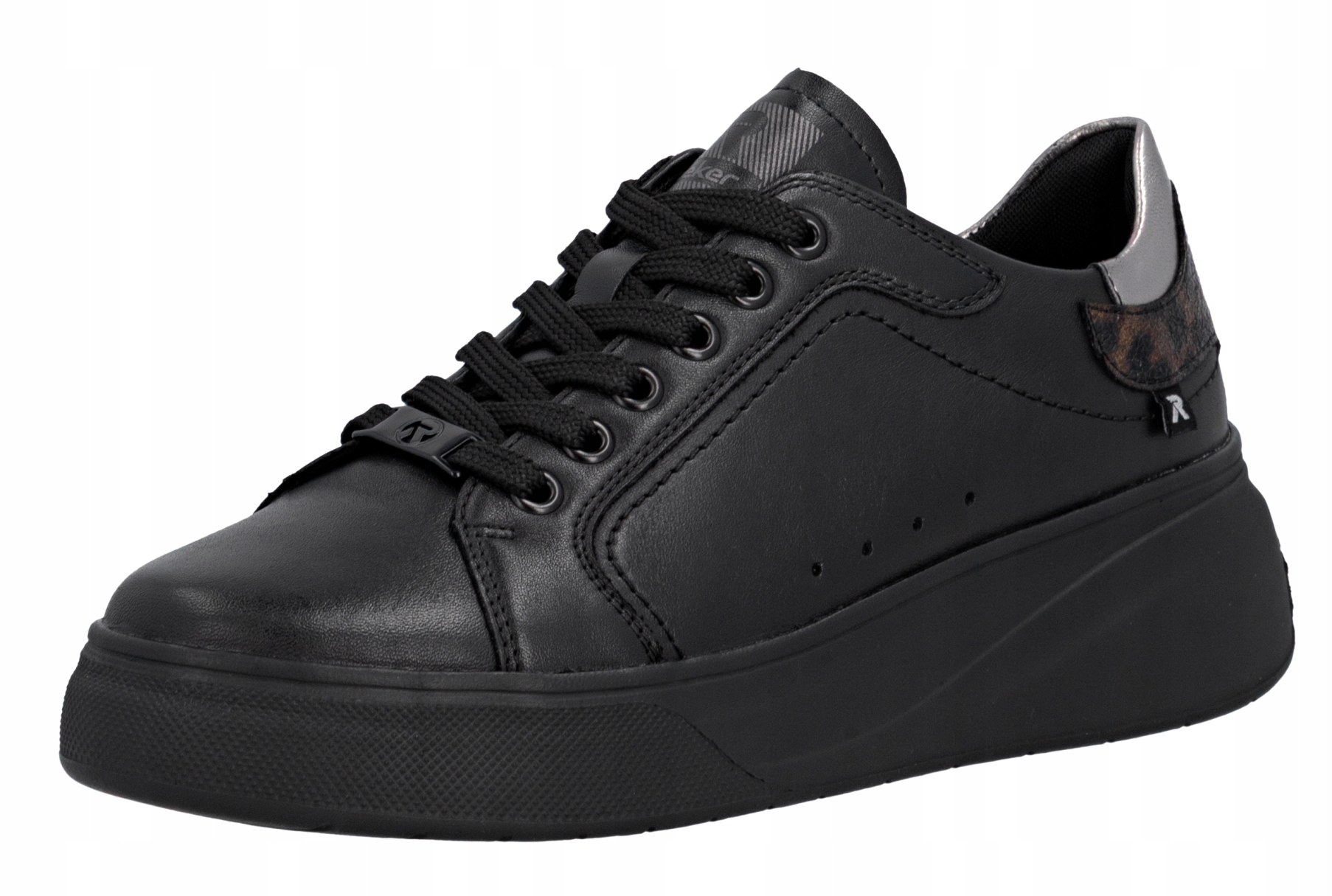 Rieker W2303-00 vel.39 černé polobotky tenisky dámské tenisky Soft